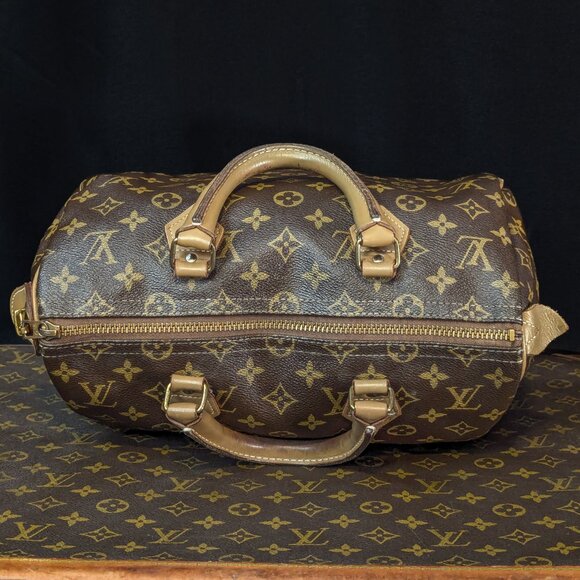 1970s LOUIS VUITTON Speedy 30 The French Company - Vintage LV Bag - Picture 10 of 16